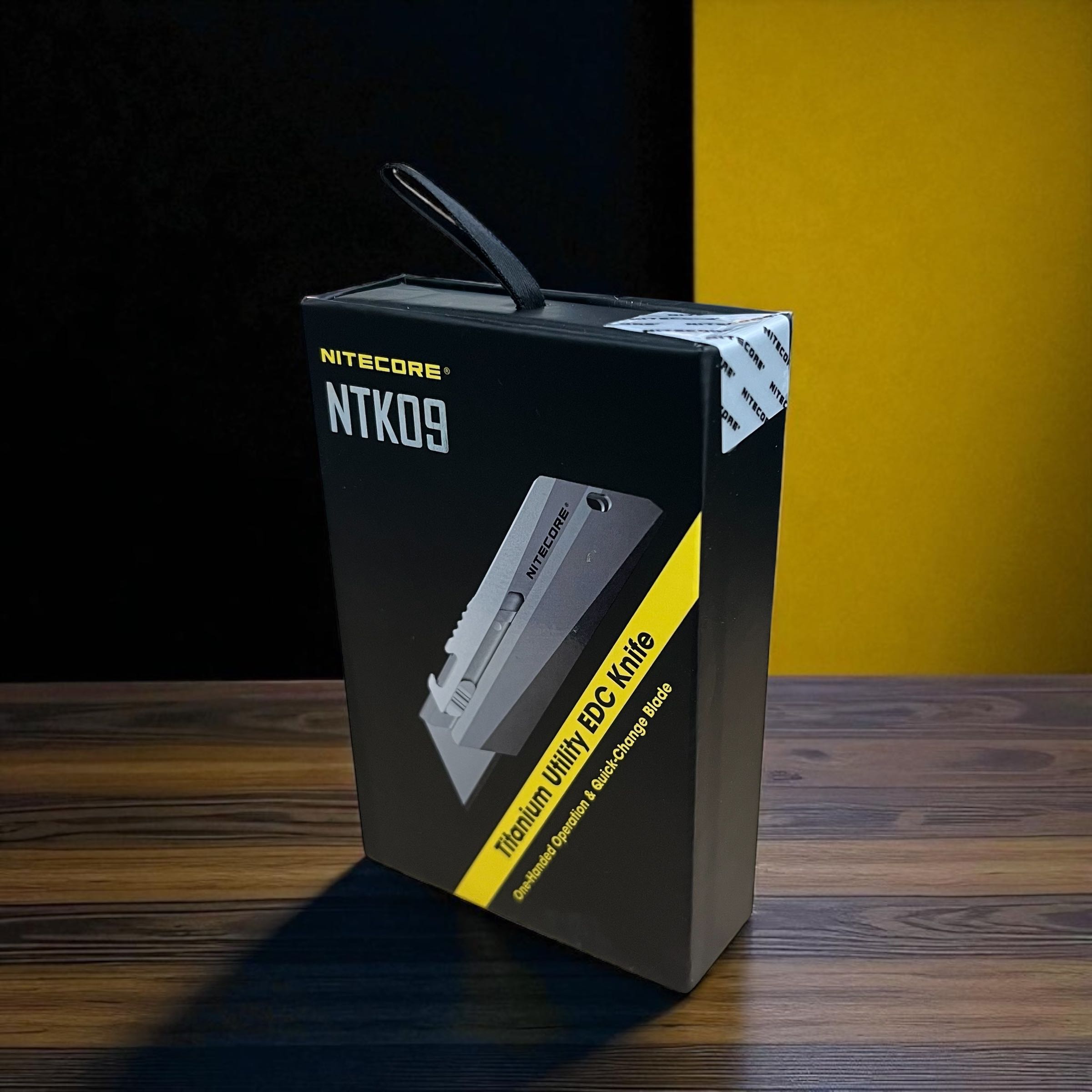 Gambar produk NITECORE Pisau Cutter Quick Change Blade Utility Knife Titanium Alloy - NTK09