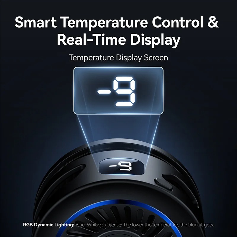 Gambar produk TELESIN Smartphone Cooling Fan Wireless Charging Kipas Pendingin 27W - P9-MPR-01-P
