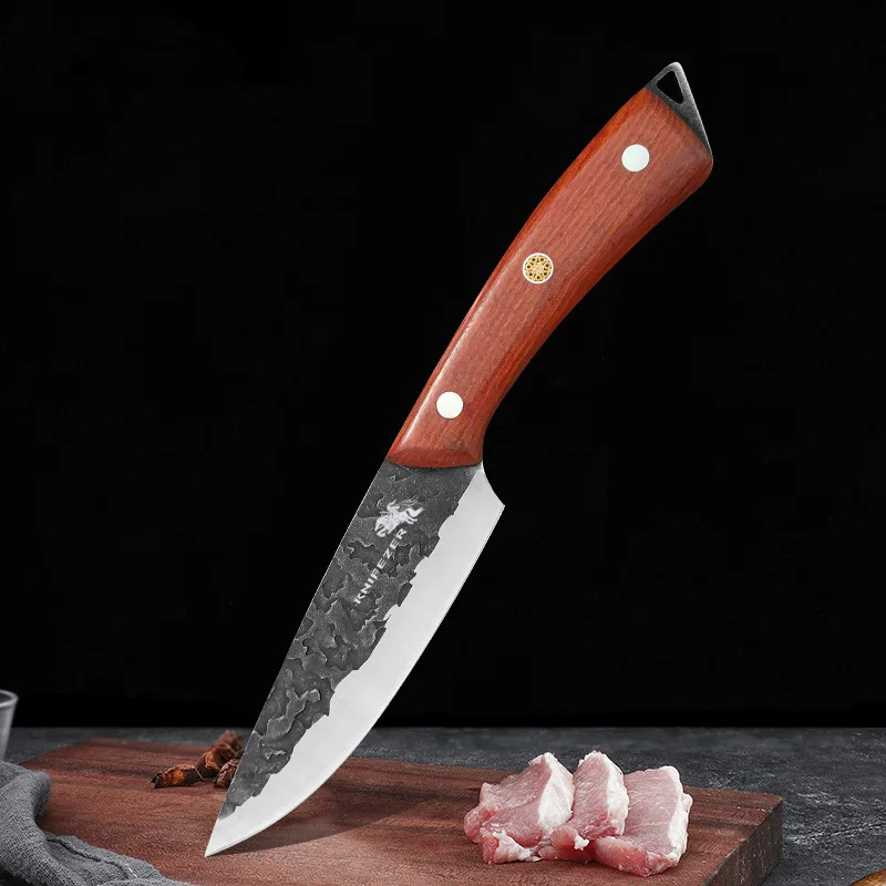 Gambar produk KNIFEZER Pisau Daging Stainless Steel 5Cr15 Forged Butcher Knife - G255