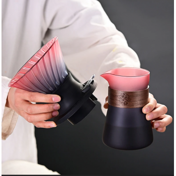 Gambar produk LIONS Teko Kopi Coffee Server Drip Pour Pitcher Borosilicate 500ml - 1LI