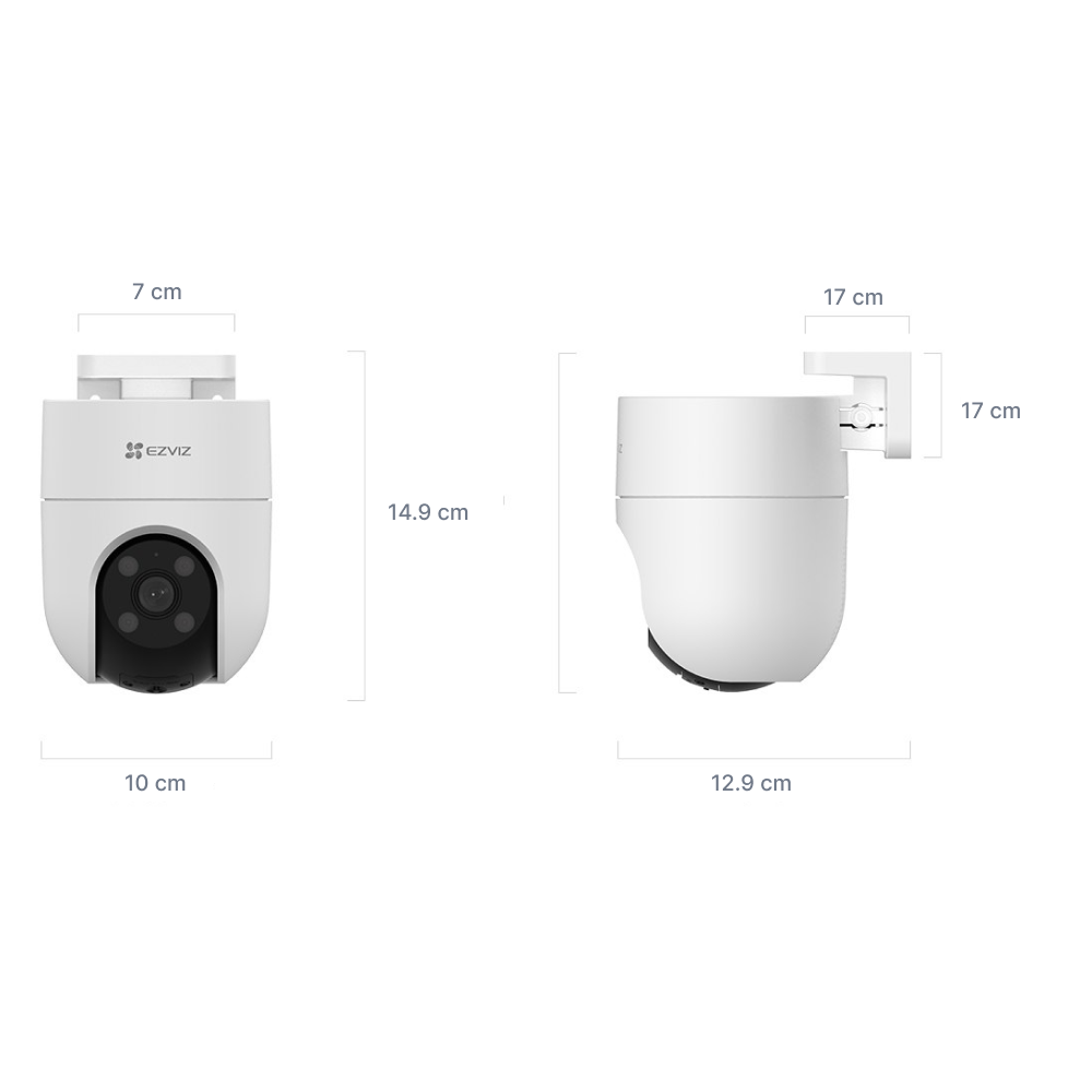 Gambar produk EZVIZ Kamera CCTV WiFi PTZ Outdoor Smart IP Camera AI Tracking 2MP - H8C