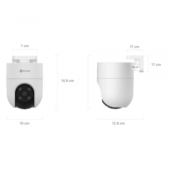 Gambar produk EZVIZ Kamera CCTV WiFi PTZ Outdoor Smart IP Camera AI Tracking 2MP - H8C