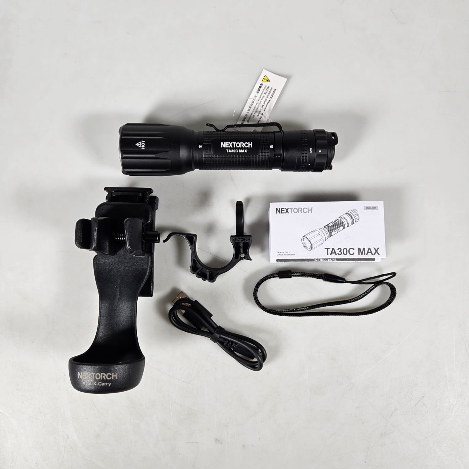 Gambar produk NEXTORCH Lampu Senter LED Bright Tactical USB Type C 3000 Lumens - TA30C MAX