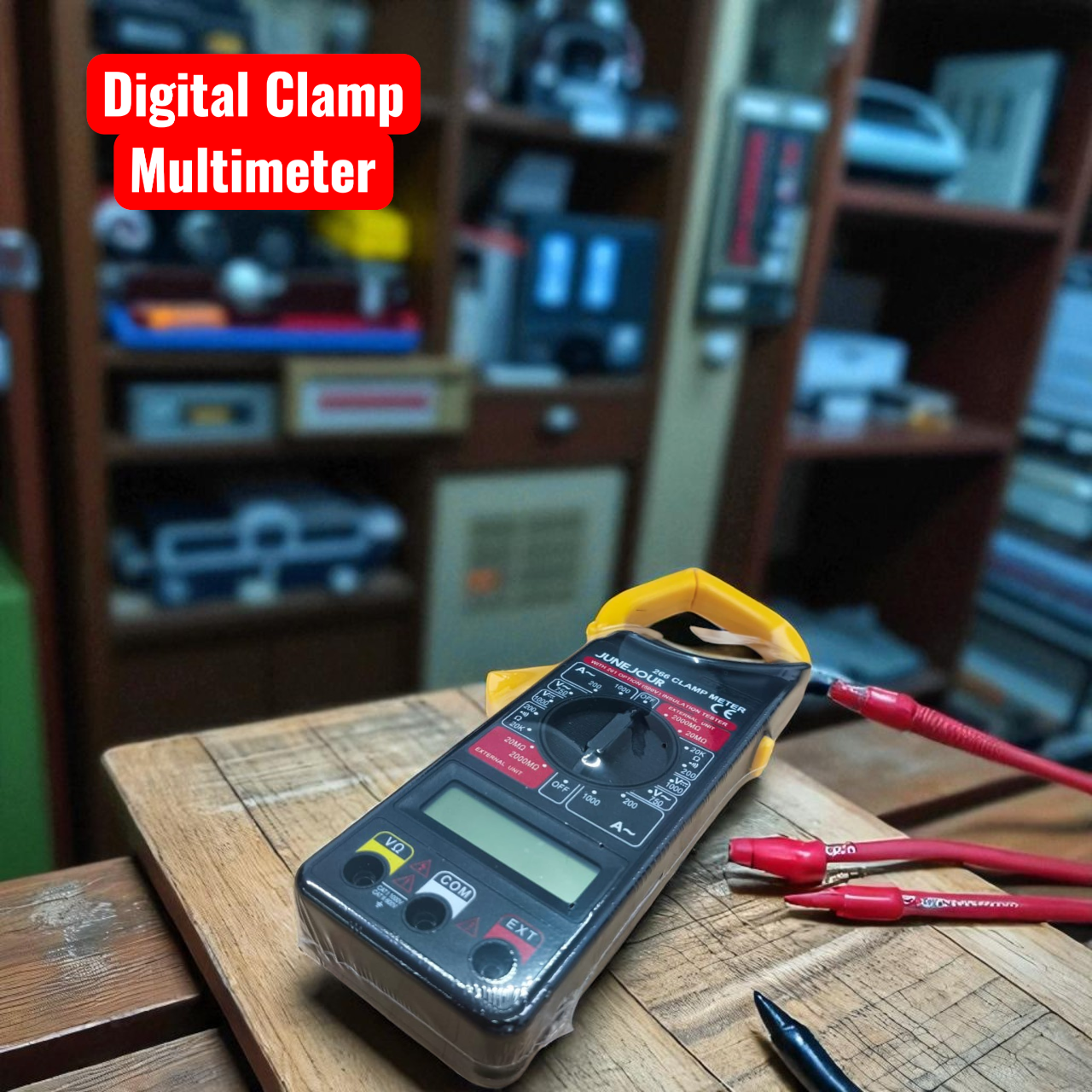 Gambar produk JUNEJOUR Digital Clamp Multimeter Tang Ampere - DT266