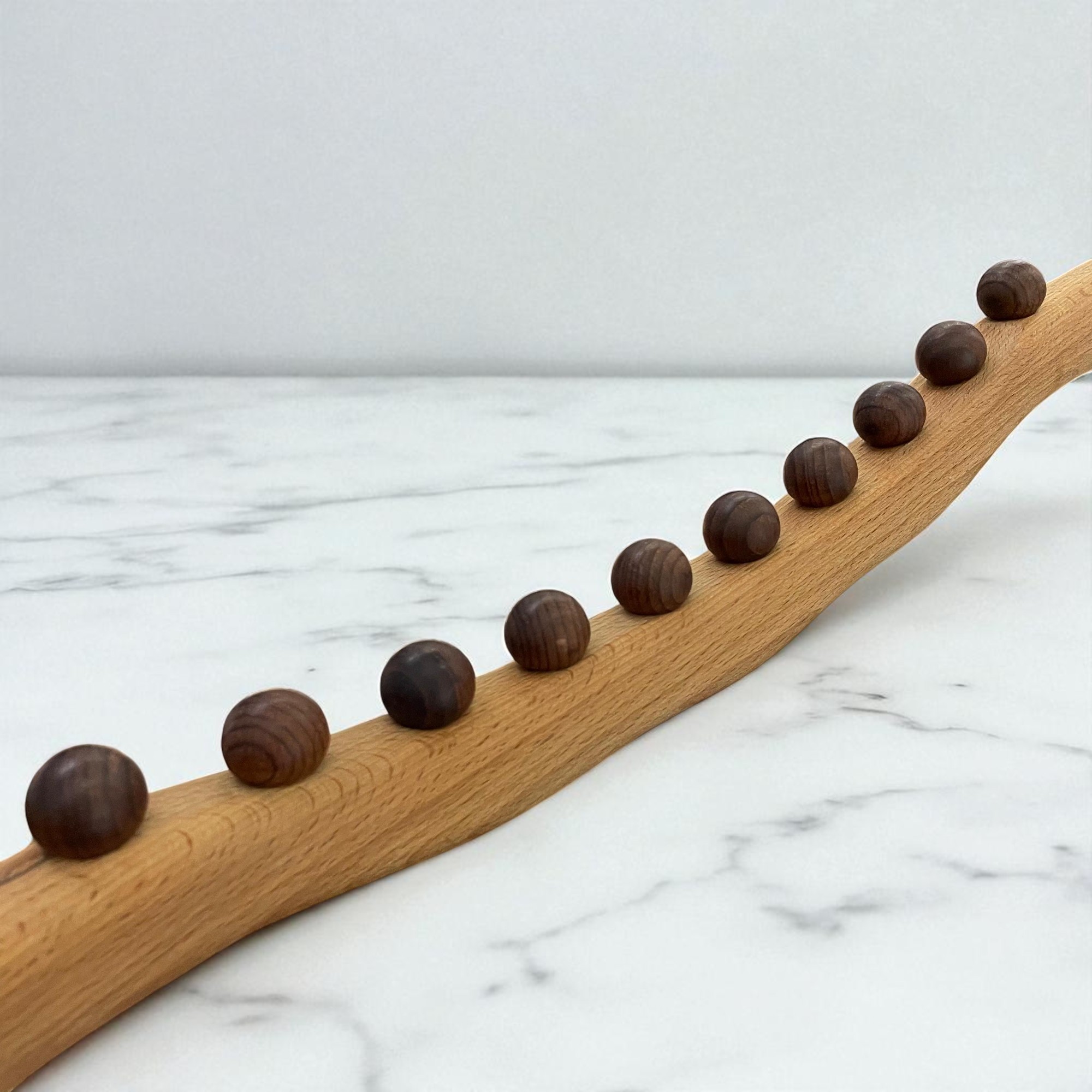 Gambar produk UOEO Alat Pijat Kayu Tongkat Massage Exercise Stick Ten Beads - U-10