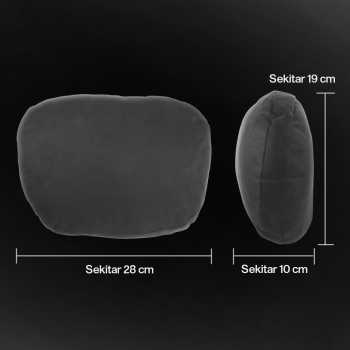 Gambar produk OASATE Bantal Leher Mobil Ergonomis Foam Car Headrest Pillow - M5