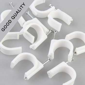 Gambar produk YUEQING Klip Kabel Cable Clip Round Wire Management Electrical 100 PCS 4mm - YQ801