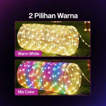 Gambar produk ANBLUB Lampu Hias String Lights Solar Power Waterproof 100 LED 12M - LISM-10