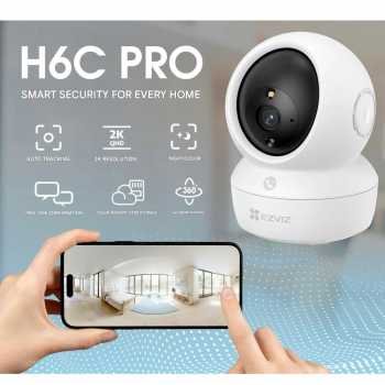 EZVIZ Kamera CCTV 2K Motion Detection Two Way Audio WiFi 2.4G - H6c Pro 3MP