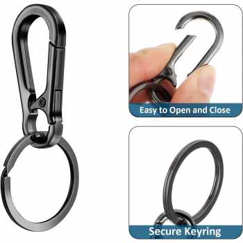 Gambar produk Bombon Gantungan Kunci Multifunctional Carabiner Keychain Zinc Alloy - INU67