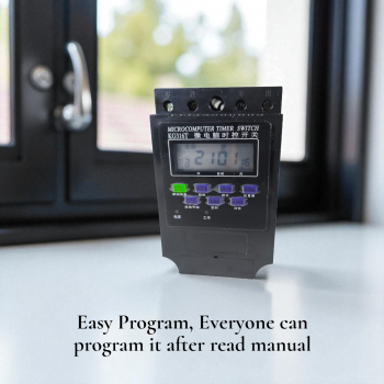 Gambar produk CHINT Microcomputer Digital Timer Switch Relay 16 Program 220V/30A - KG316T