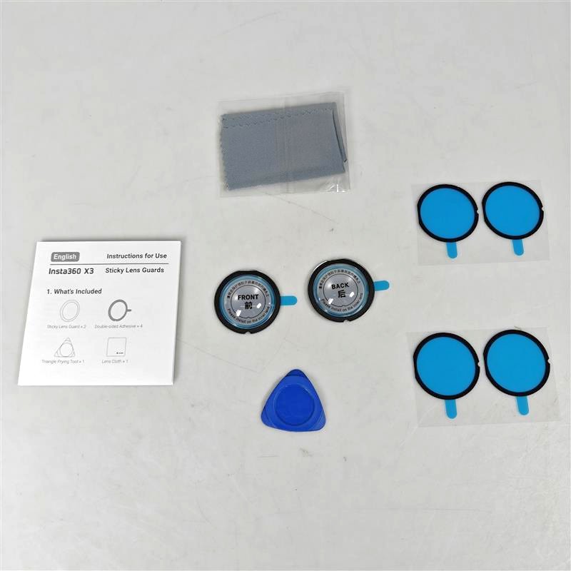 Gambar produk SZKOSTON Pelindung Lensa Insta360 X3 Sticky Lens Guard Protector - SKX3