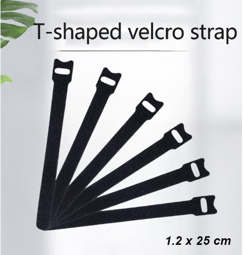 Gambar produk VLK Kabel Ties Nilon Velcro Reusable Organizer 50 PCS 1.2x25cm - INU165