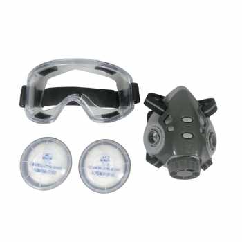 Gambar produk ASL Masker Gas Respirator Half Face with Safety Glasses - 308A