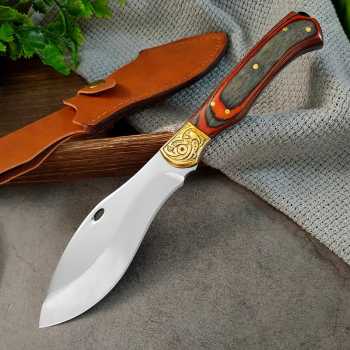 GuanQi Pisau Daging Stainless Steel 5Cr15 Thawing Forged Butcher Knife - G244