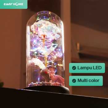 Gambar produk TaffHOME Lampu Meja Hias LED Galaxy Rose Eternal Colorful Light Princess Embrace - TH-505