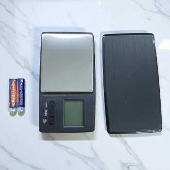 Gambar produk RENQIN Timbangan Digital Mini Perhiasan Makanan Alat Dapur Jewel Scale 500g 0.01g - CS-D