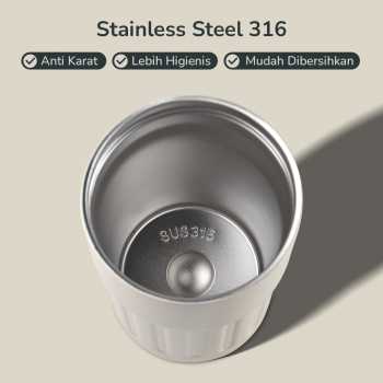 Gambar produk Muloo Botol Minum Tumbler Smart Display Stainless Steel 400ml - M45