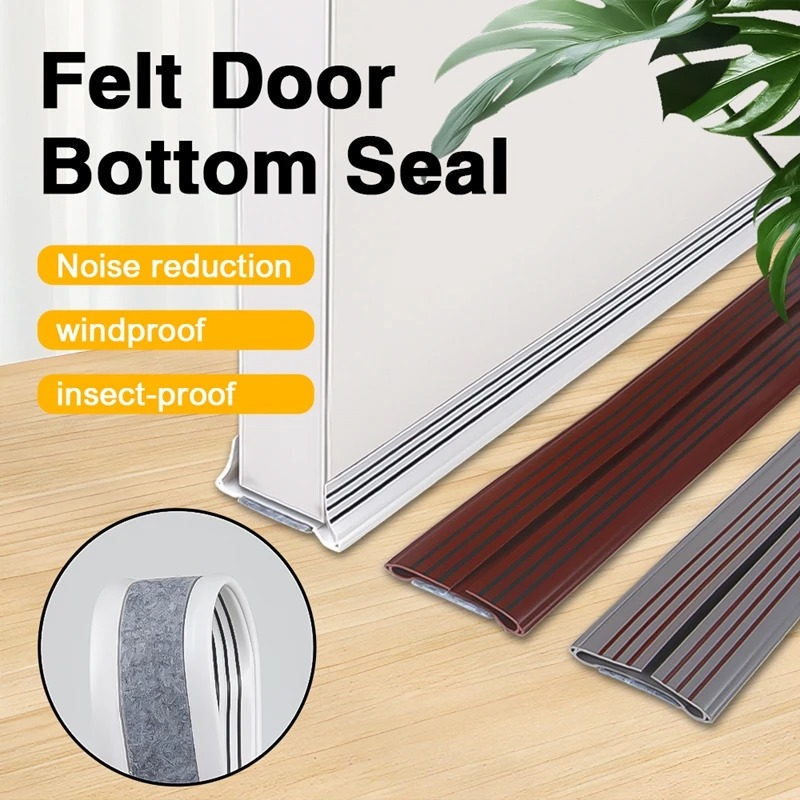 Gambar produk DTIAO Lis Pintu Penghalang Debu Serangga Under Door Seal Strip 93cm - DT4I