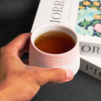 Gambar produk FLAMBE Gelas Keramik Kopi Teh Vintage Japanese Style Ceramic Cup 200ml - FB014