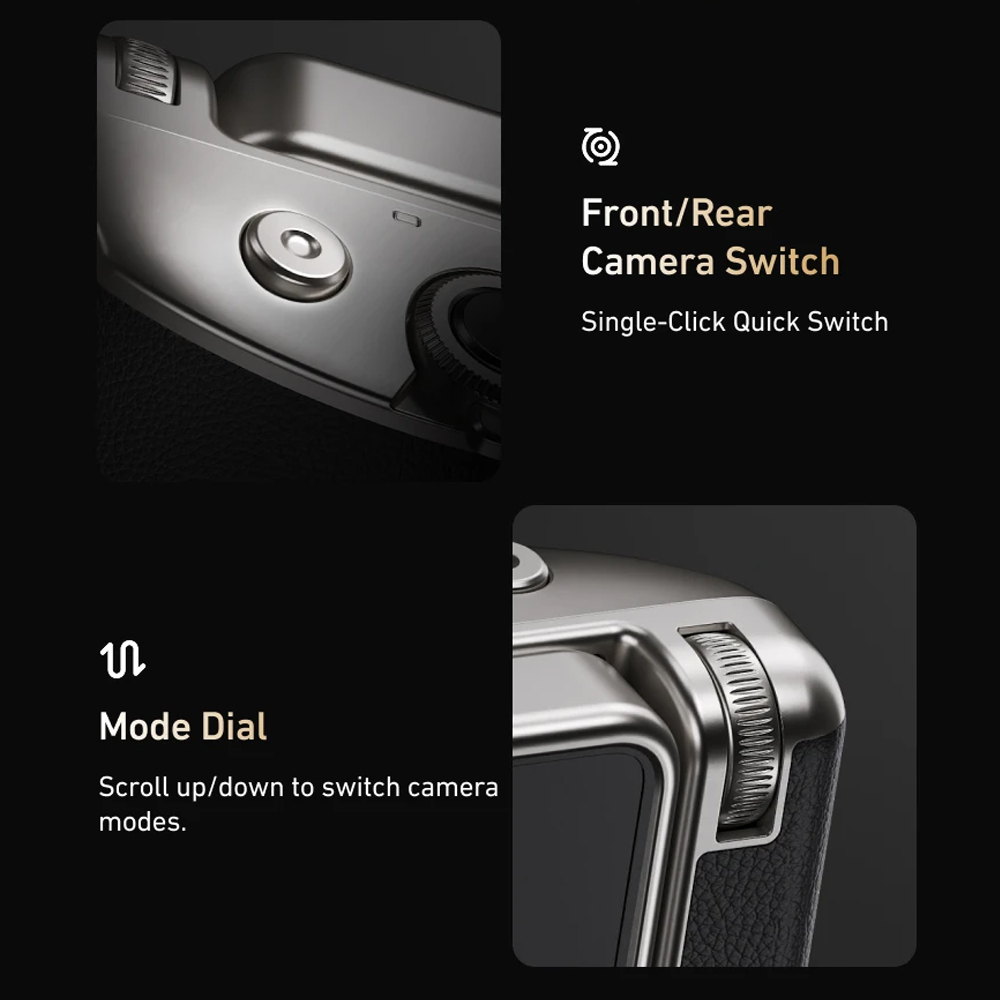 Gambar produk TELESIN Handle Selfie Grip Phone Shutter for Samsung S25 Ultra - P5-MCS-01-TSX