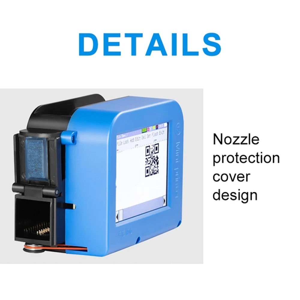 Gambar produk Kankeirr Mesin Printer Portable Handheld Inkjet Printer WiFi Version - KK127