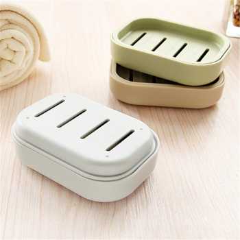 Gambar produk Bio Tempat Sabun Mandi 2 Lapis Container Soap Drain Box - BIZ002