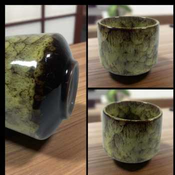 Gambar produk FLAMBE Gelas Keramik Kopi Teh Vintage Japanese Style Ceramic Cup 200ml - FB014