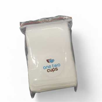 Gambar produk One Two Cups Kantong Filter Saringan Teh Nilon Tea Disposable 50 PCS 6x8cm - M100