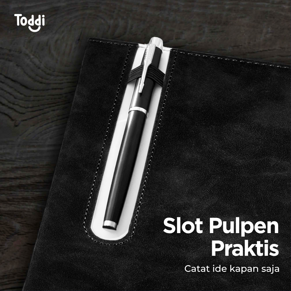 Gambar produk Toddi Buku Jurnal Hardcover Notebook Diary 80 GSM 240 Halaman A5 - TD158