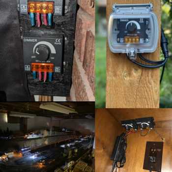 Gambar produk AELED Dimmer Lampu LED One Color Brightness Controller 12-24V 30A - AEL30A