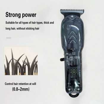 HAYER Alat Cukur Rambut Elektrik Hair Clipper Trimmer LCD 500mAh - HE500