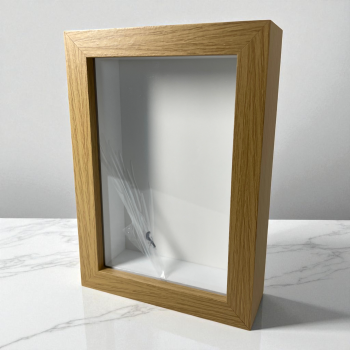 Gambar produk YIXUE Bingkai Foto Ornamen Minimalist Wooden Shadow Box Stand 3D 6 Inch - YE5