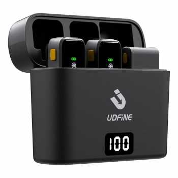 Gambar produk Udfine Mikrofon Wireless Lavalier Microphone Type C Lightning 2.4Hz - Mic Lite
