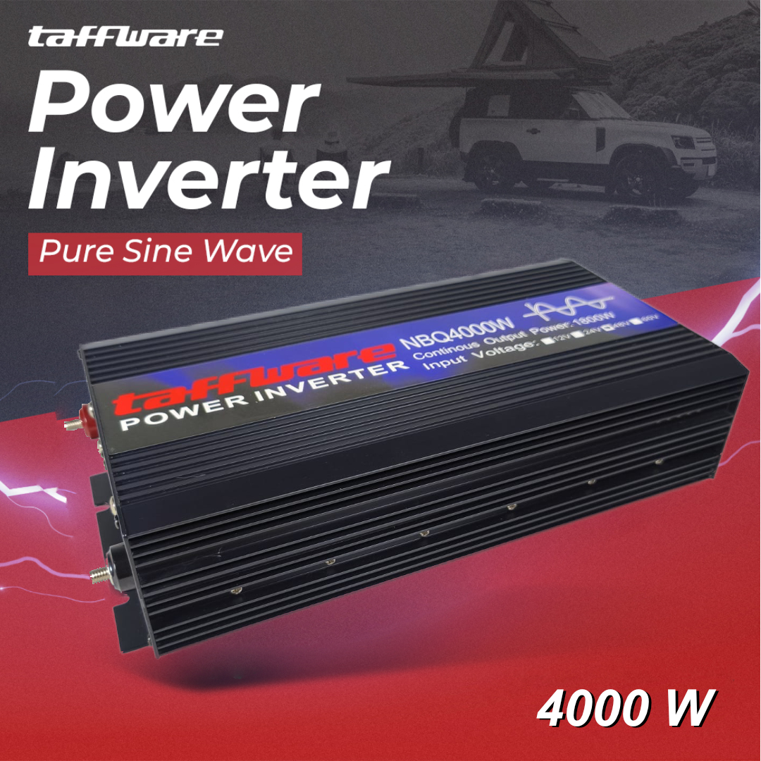 Gambar produk Taffware Power Inverter Mobil Pure Sine Wave DC 48V to AC 220V 4000W - NBQ4000W