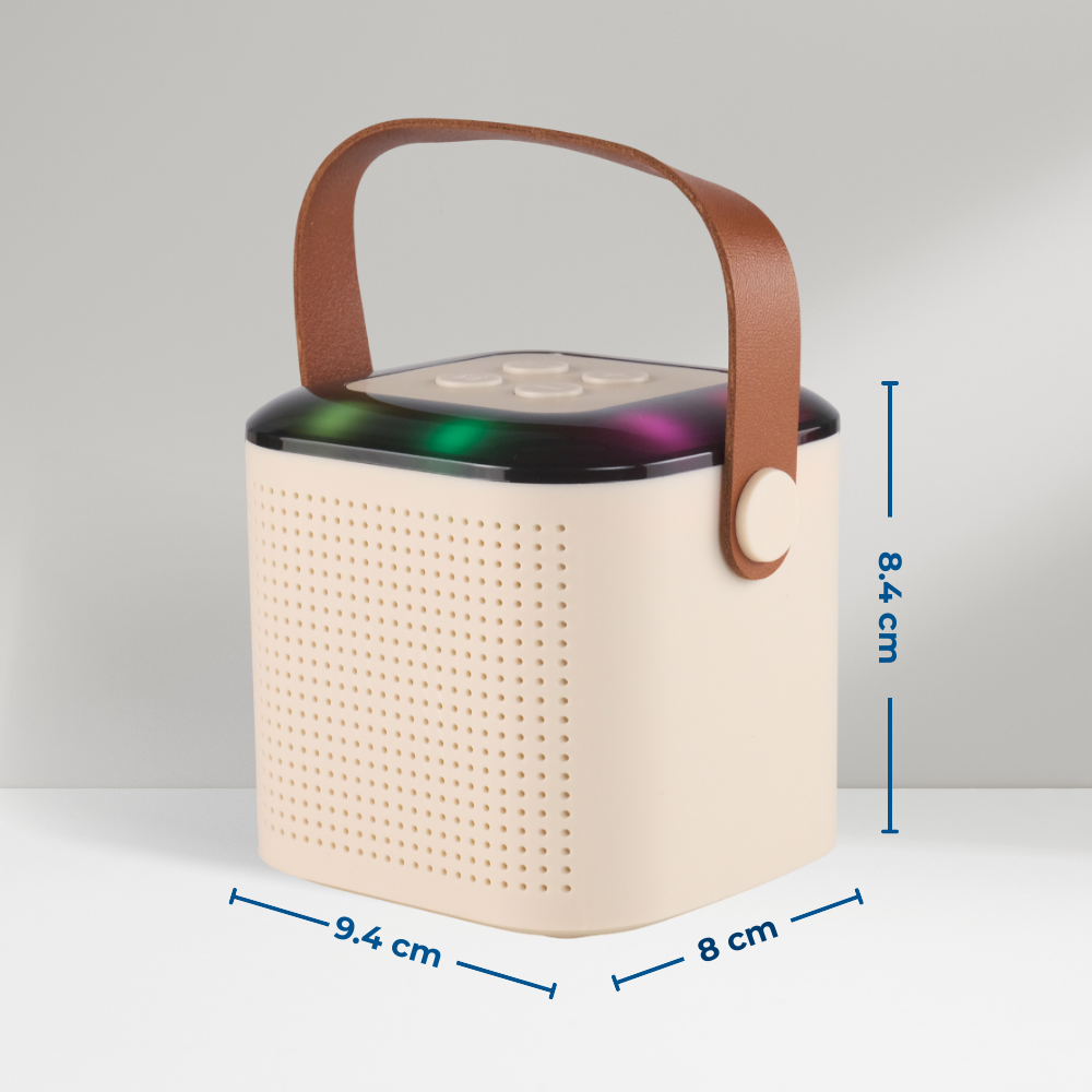 Gambar produk EGOLDEN Speaker Bluetooth Karaoke Portable with 2 Microphone 6W - Y1
