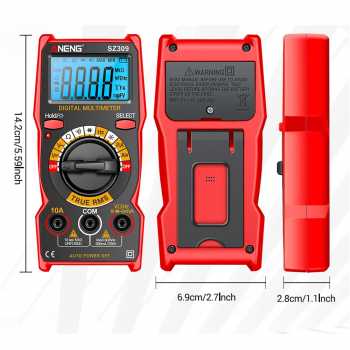Gambar produk ANENG Digital Multimeter Portable Voltage Tester LCD Backlit - SZ309