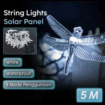 YUSHILED Lampu Hias String Lights Dragonfly Solar Panel IP65 8 Modes - M088