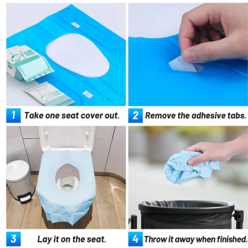 Gambar produk FMA Disposable Toilet Seat Covers for Travel Public Bathrooms 10PCS - FM-FF13