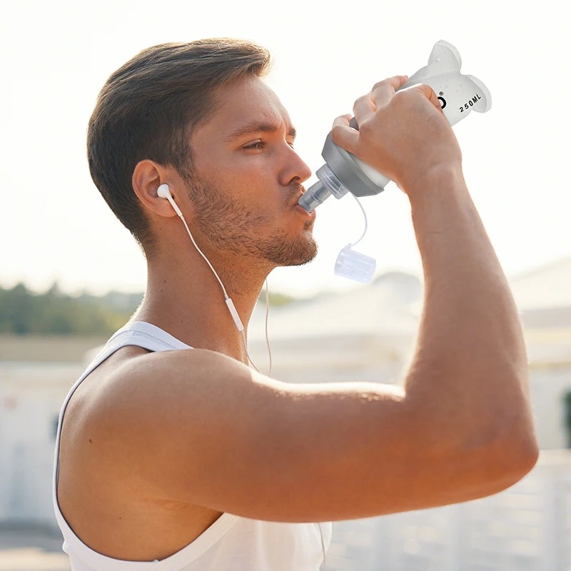 TaffSPORT Botol Minum Soft Flask Foldable Sport Water TPU 450ml - TFG-11 Gambar produk TaffSPORT Botol Minum Soft Flask Foldable Sport Water TPU 450ml - TFG-11