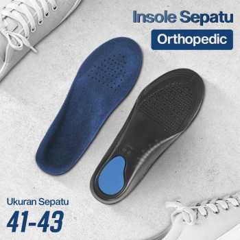 Insole Sepatu Alas Kaki Orthopedic EVA Flatfoot Massage - E003