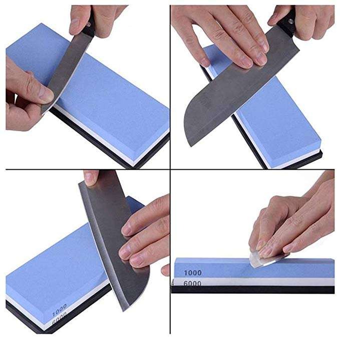 Gambar produk Honghee Batu Asah Pisau Whetstone Knife Sharpener 2 Side 1000/6000 - H16