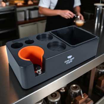 Gambar produk One Two Cups Wadah Ampas Kopi Knock Box with Portafilter Holder - MG34