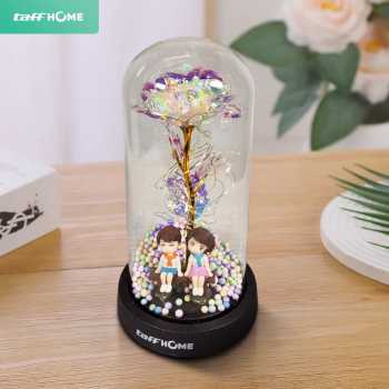 Gambar produk TaffHOME Lampu Meja Hias LED Galaxy Rose Eternal Colorful Light School Uniform Style - TH-505