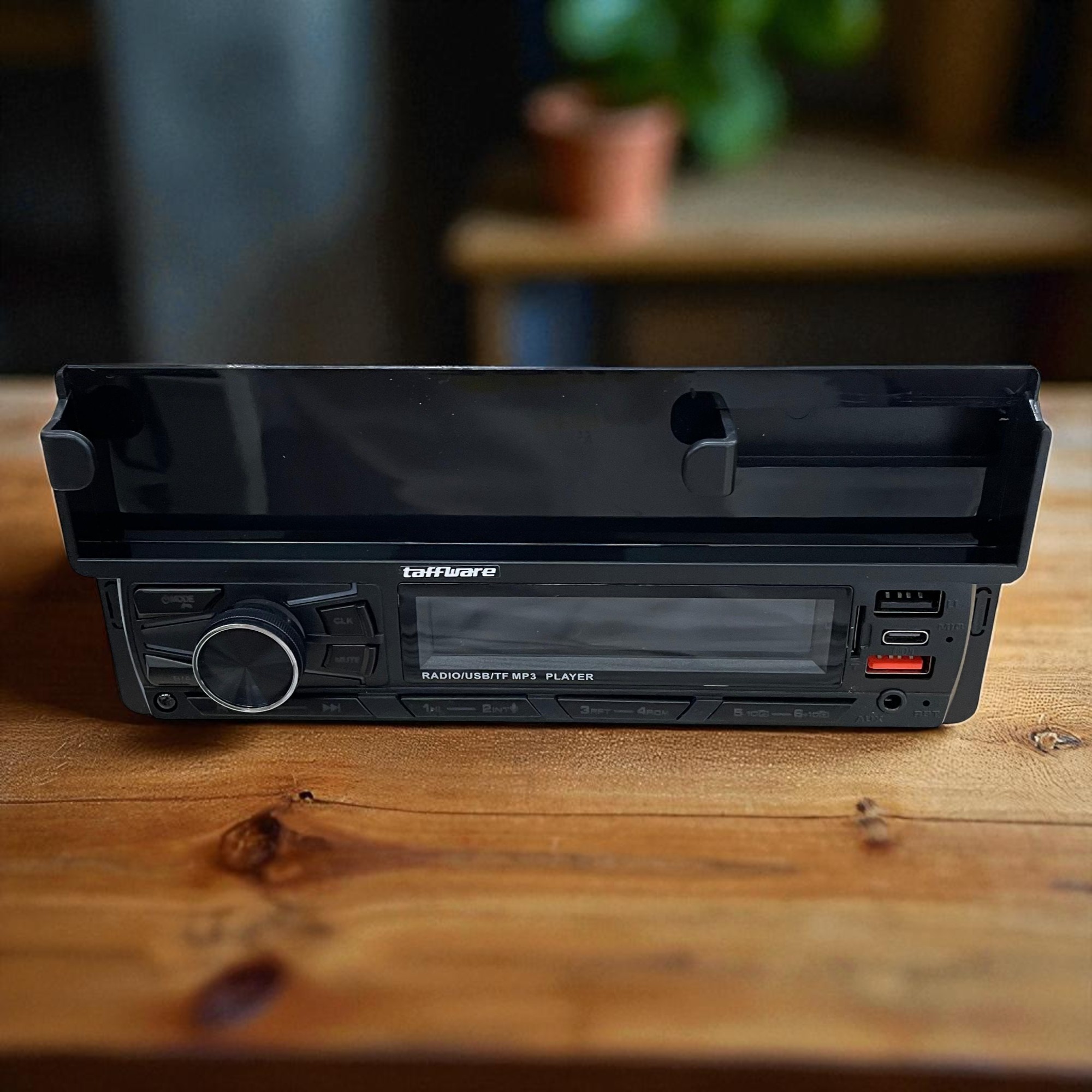 Gambar produk Taffware Tape Mobil MP3 Player Bluetooth USB ISO with Phone Holder - HL82