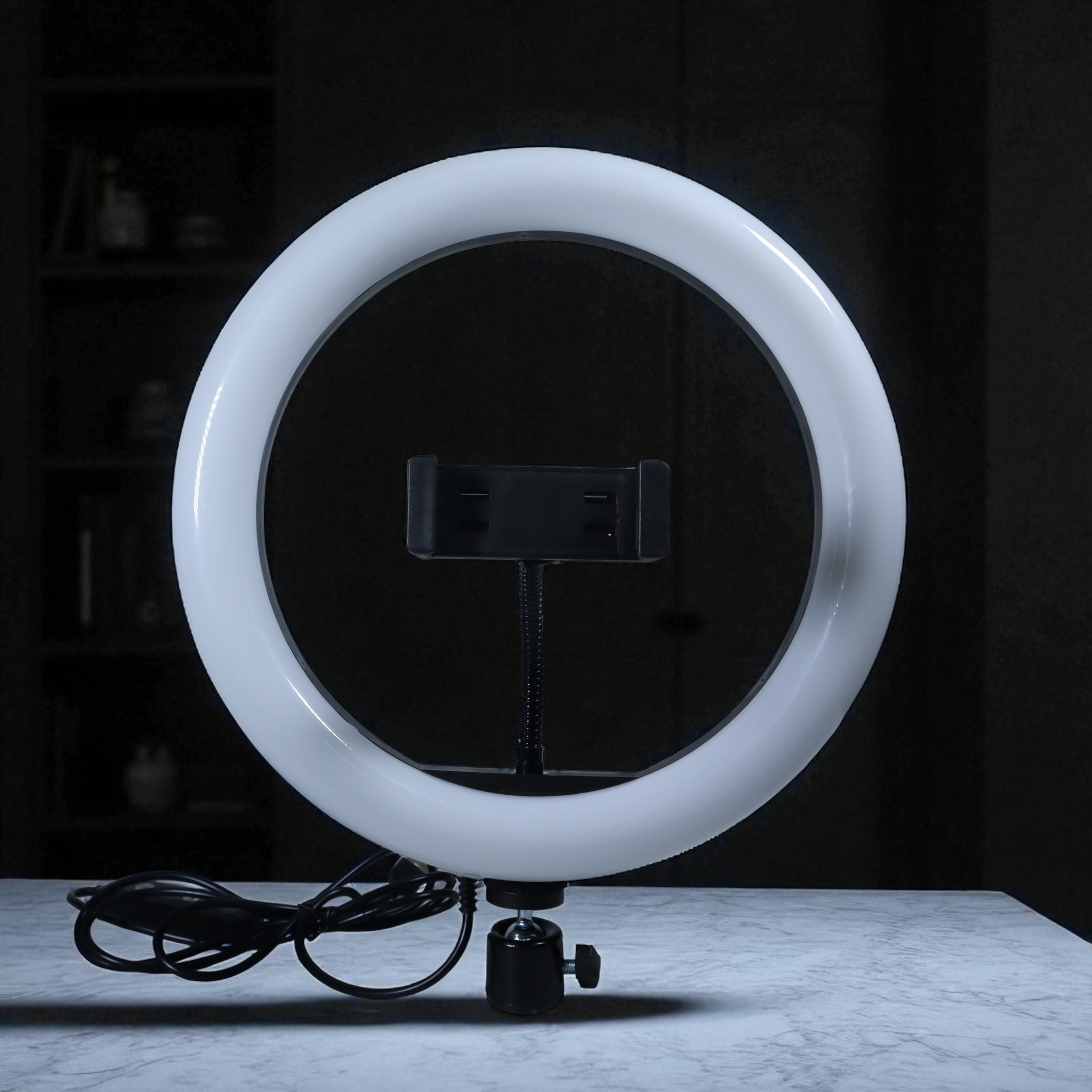 Gambar produk B-Light Lampu Ring Light LED RGBW Color Phone Holder 26cm 10W - MJ26