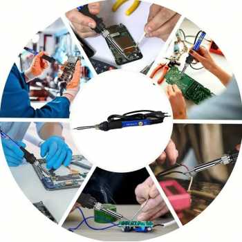 Gambar produk Taffware Solder Adjustable Temperature Fast Heating 60W 5 Tips 8g Tin - TH60