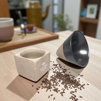 Gambar produk One Two Cups Gelas Keramik Kopi Teh Japanese Cone Shape Cup 100ml - PDQ001