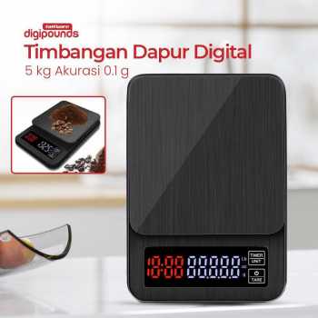 Taffware Digipounds Timbangan Kopi Digital Timer Coffee Scale - TSC3/5/10