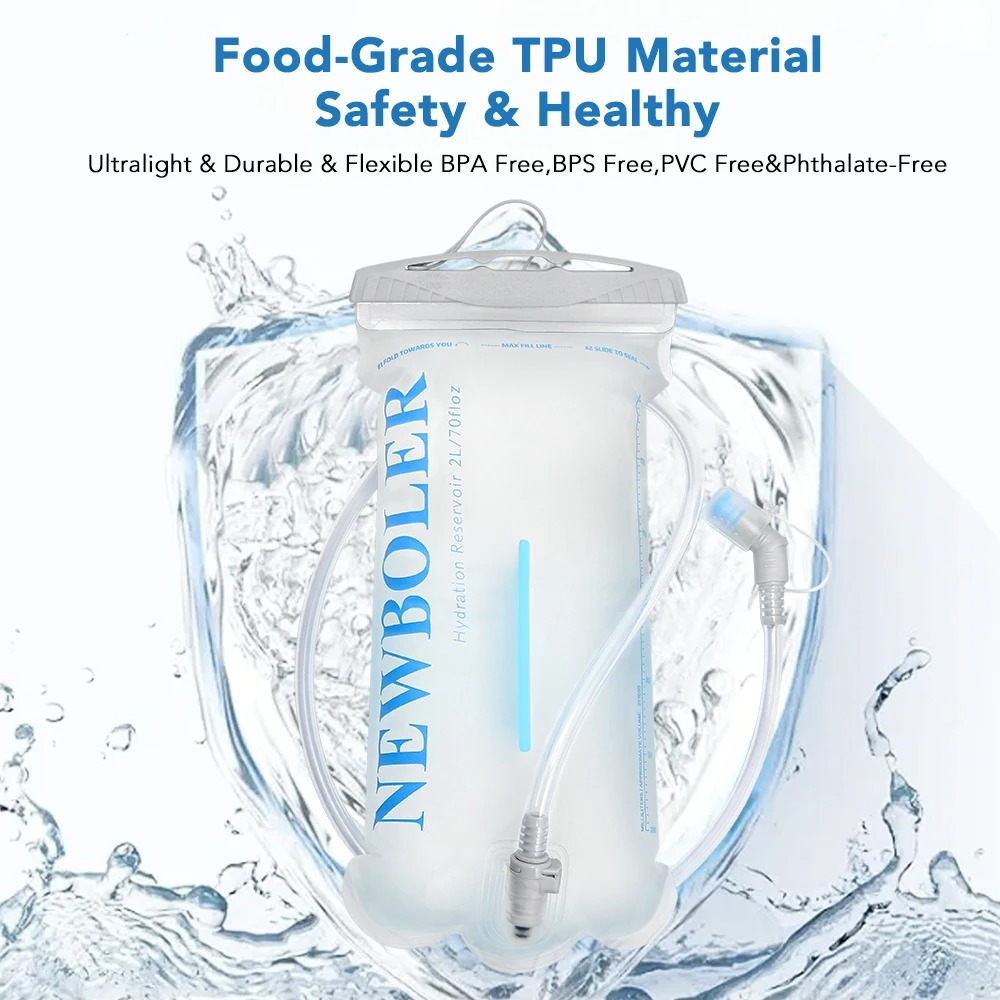 Gambar produk TaffSPORT Kantong Air Minum Water Bladder Food Grade Bite Valve 2L - TFWB-20